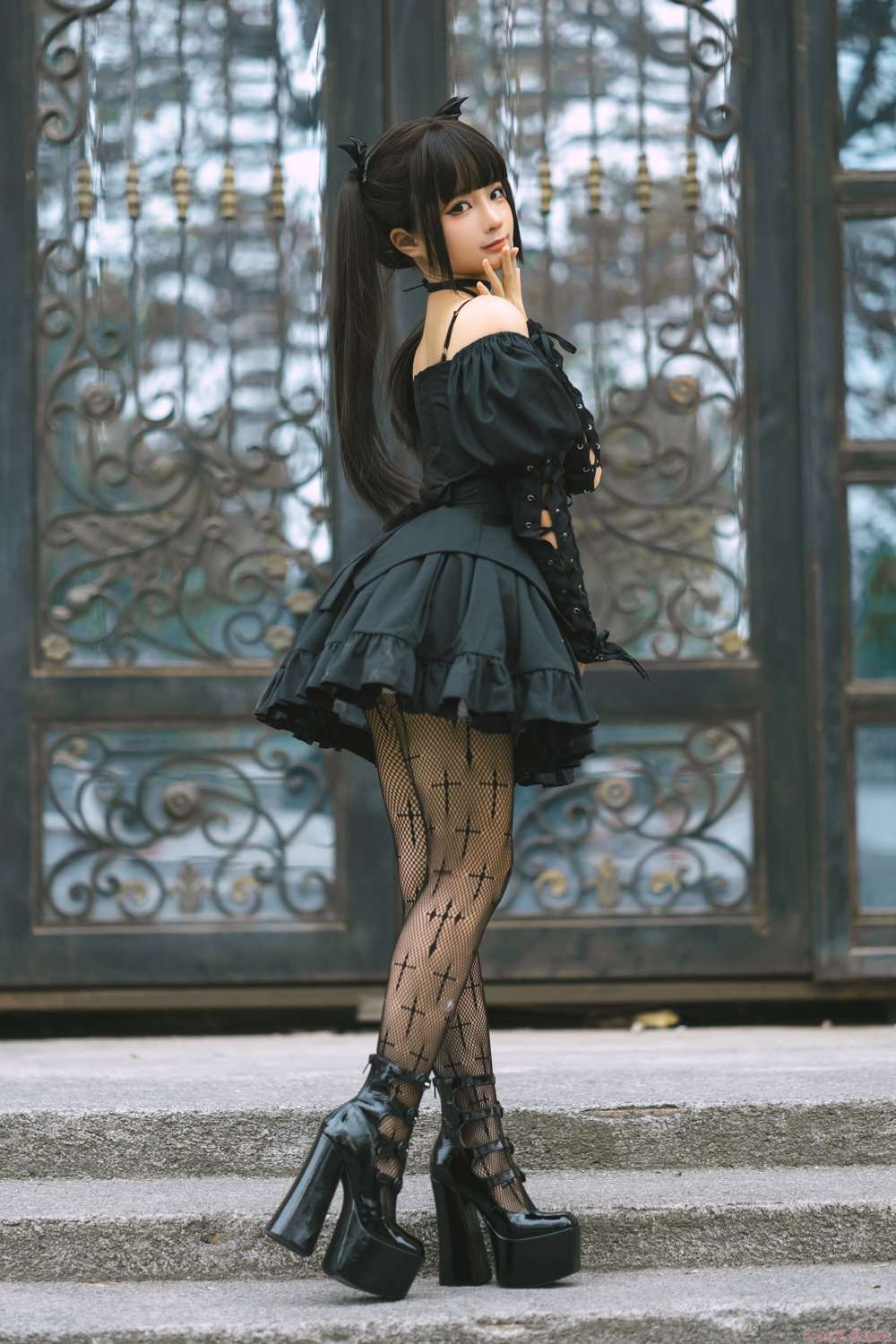 《C站·lolita·第1258期》双马尾小恶魔