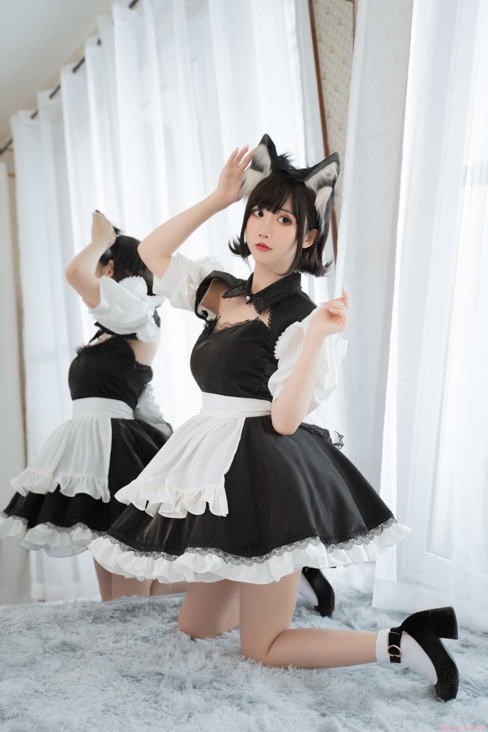 《C站·lolita·第1266期》小狐狸女仆
