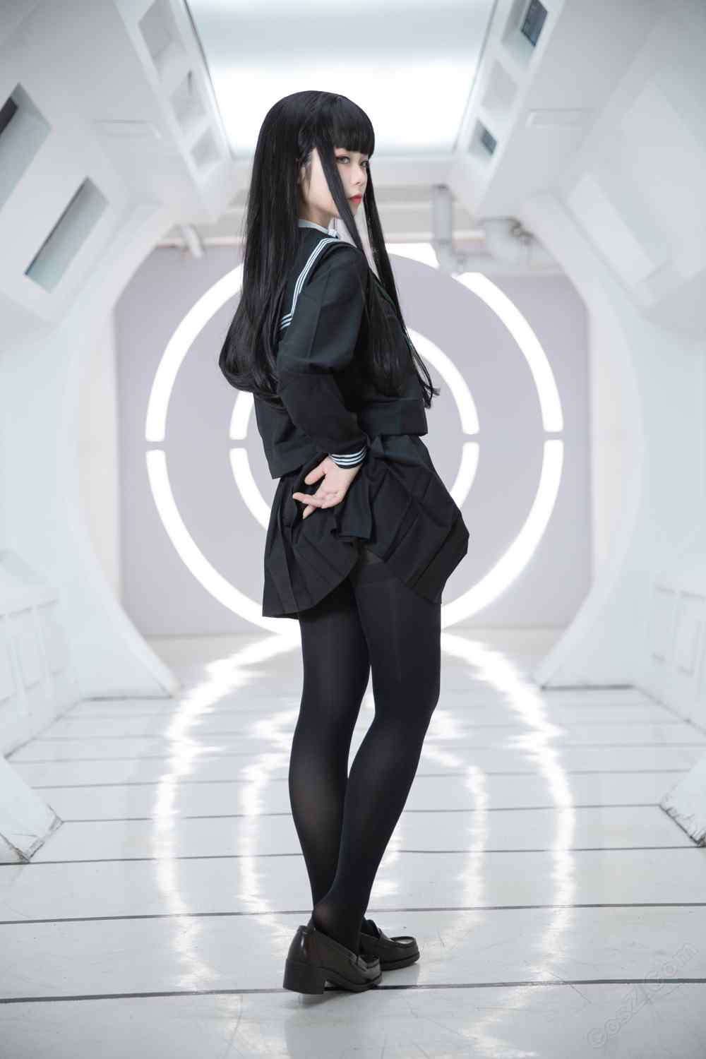 《C站·JK·第404期》JK未来黑衣学姐