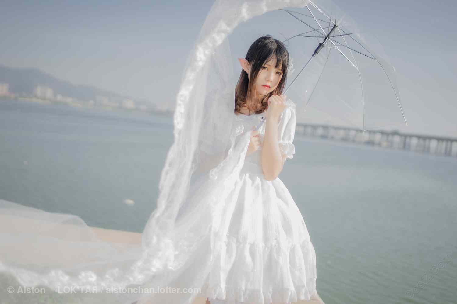 《C站·lolita·第1241期》花嫁白婚纱