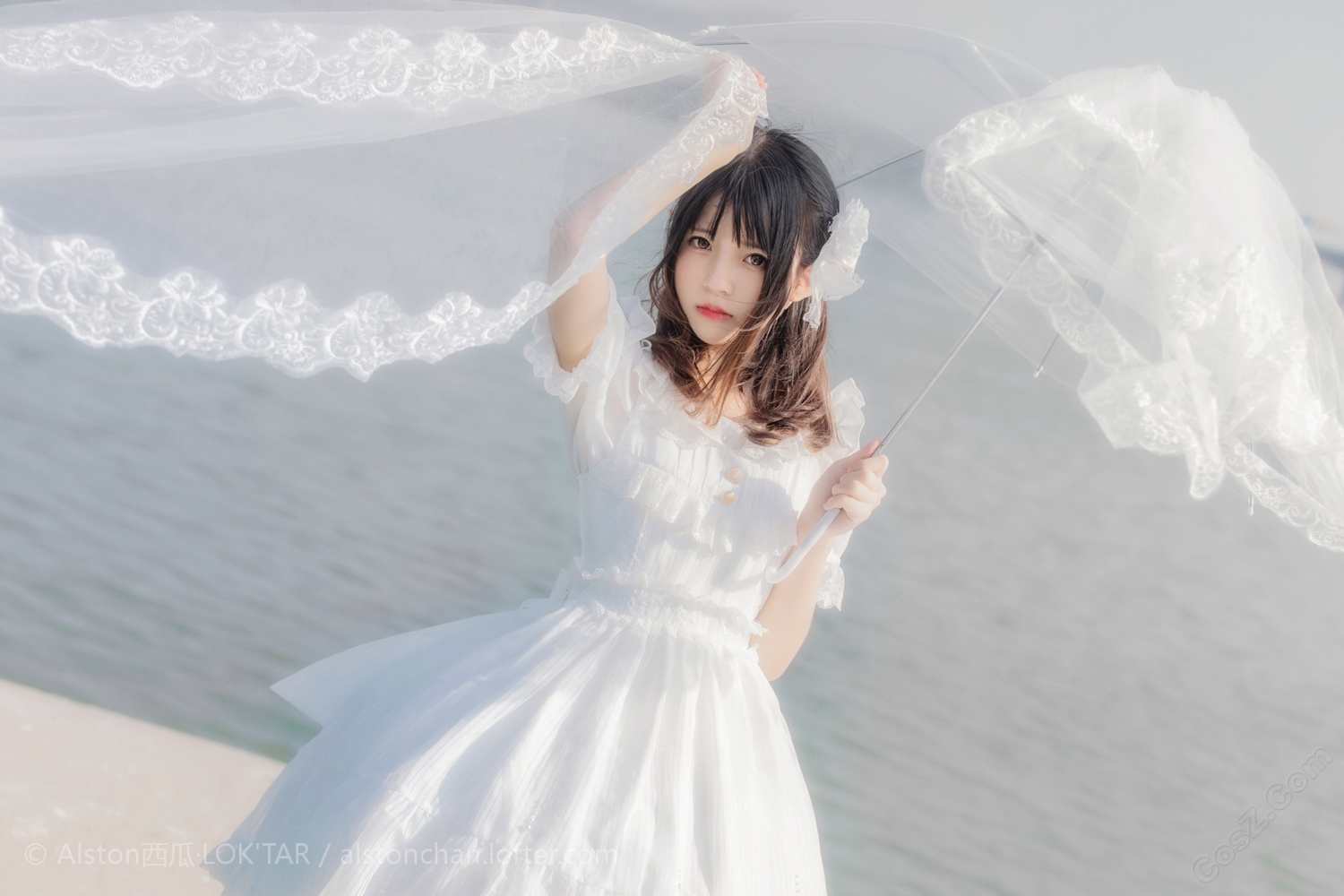 《C站·lolita·第1241期》花嫁白婚纱