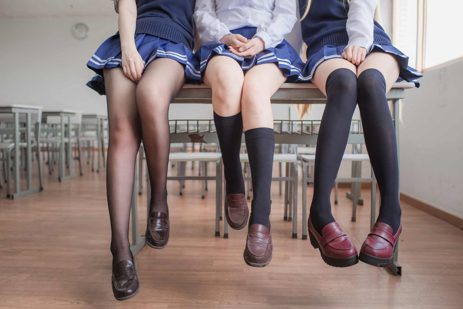 《C站·JK·第393期》JK校服三姐妹