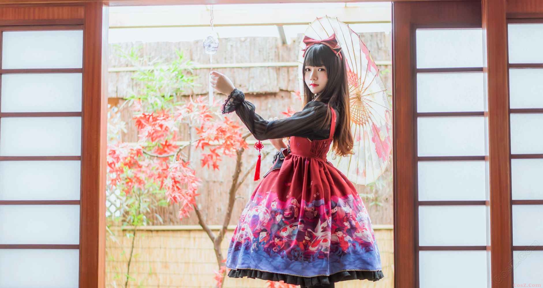 《C站·lolita·第1269期》樱花和风洛丽塔