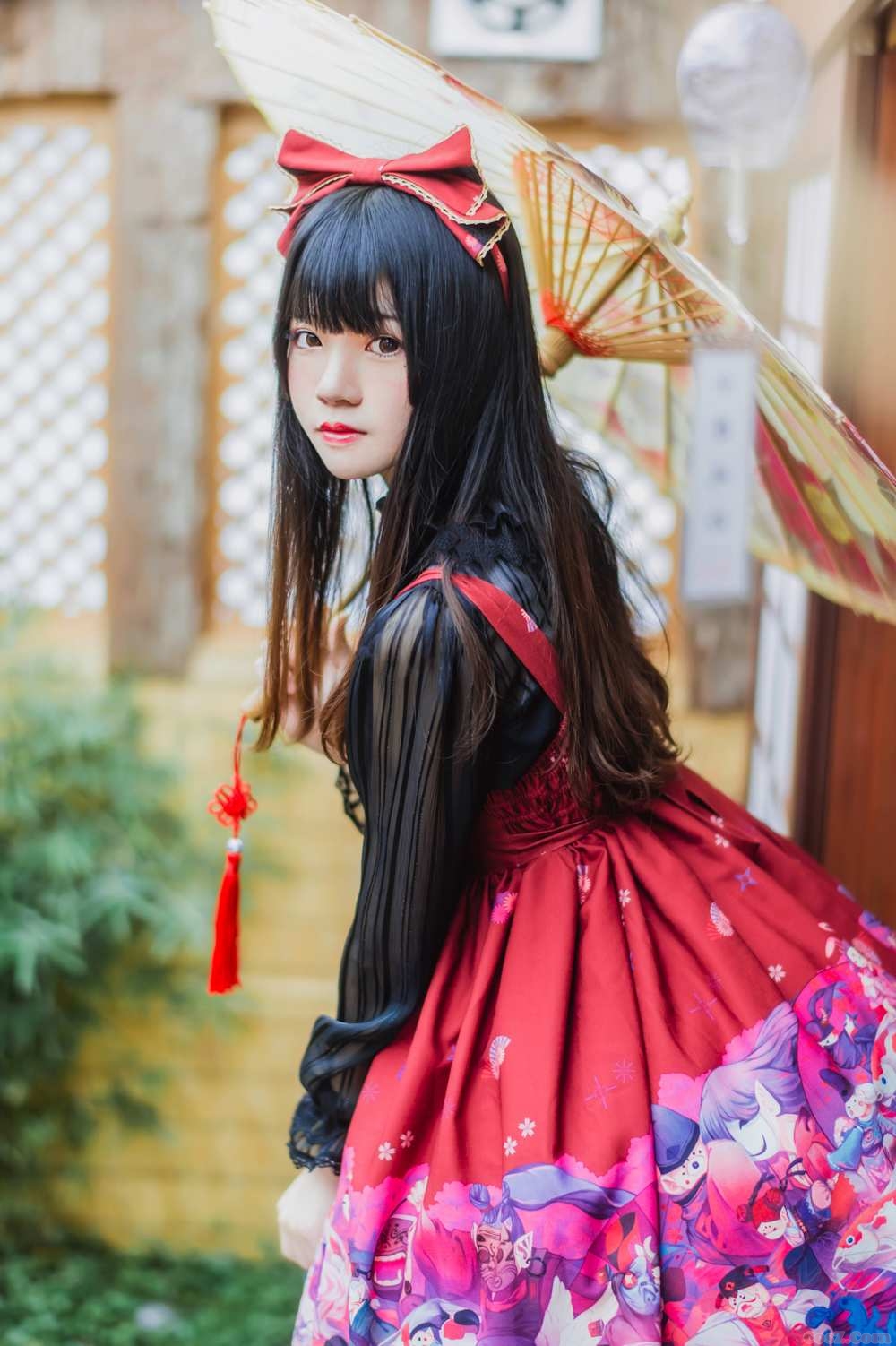 《C站·lolita·第1269期》樱花和风洛丽塔