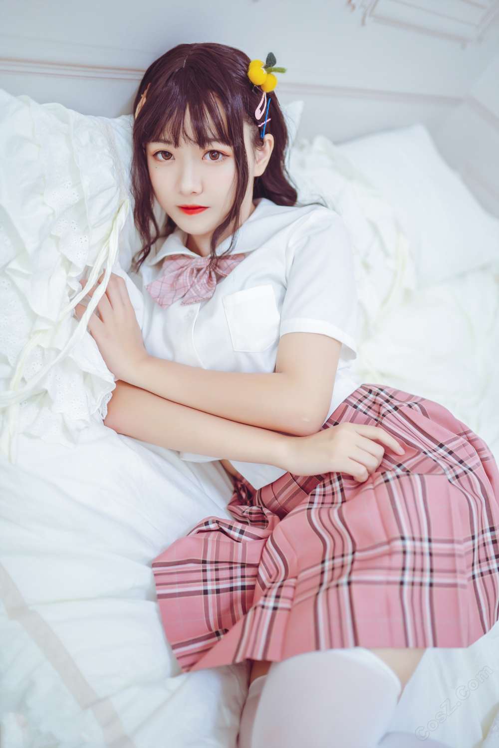 《C站·JK·第398期》JK过膝白云朵