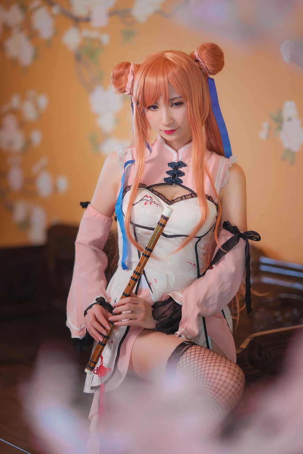 《C站·第3319期》网格少女春梅