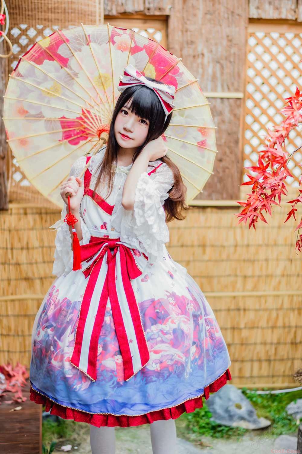 《C站·lolita·第1269期》樱花和风洛丽塔