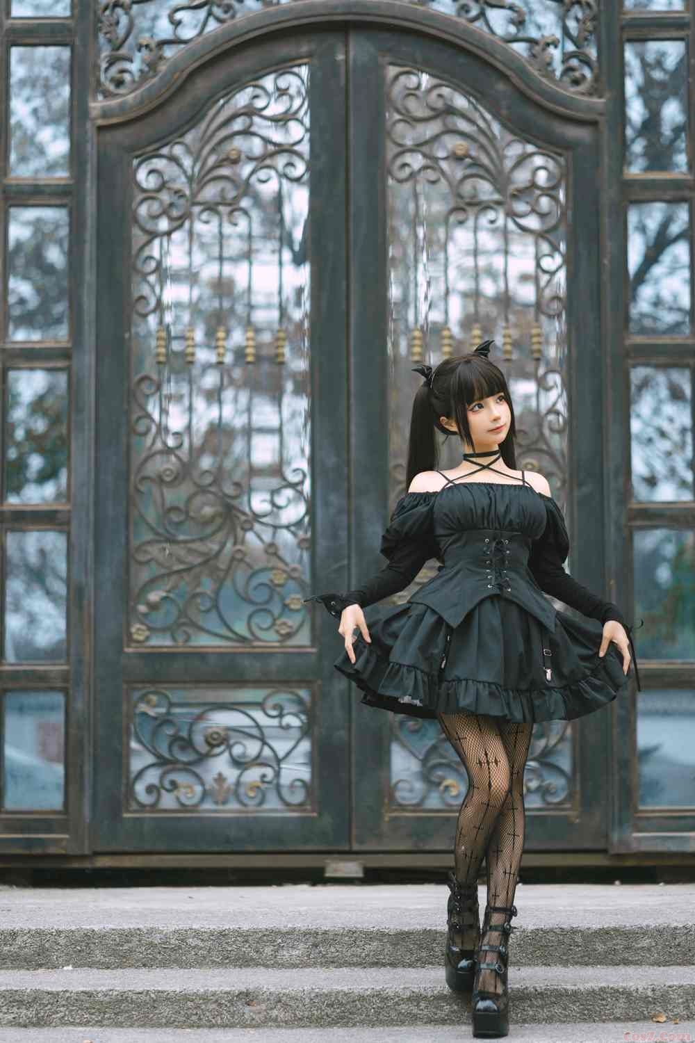 《C站·lolita·第1258期》双马尾小恶魔