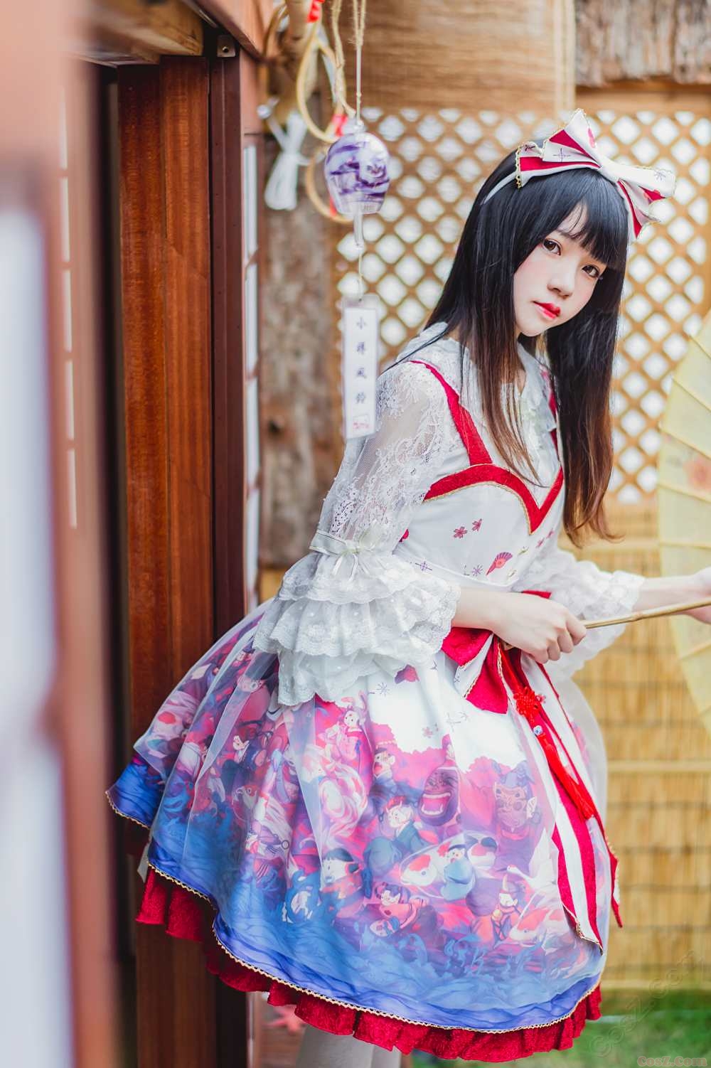 《C站·lolita·第1269期》樱花和风洛丽塔