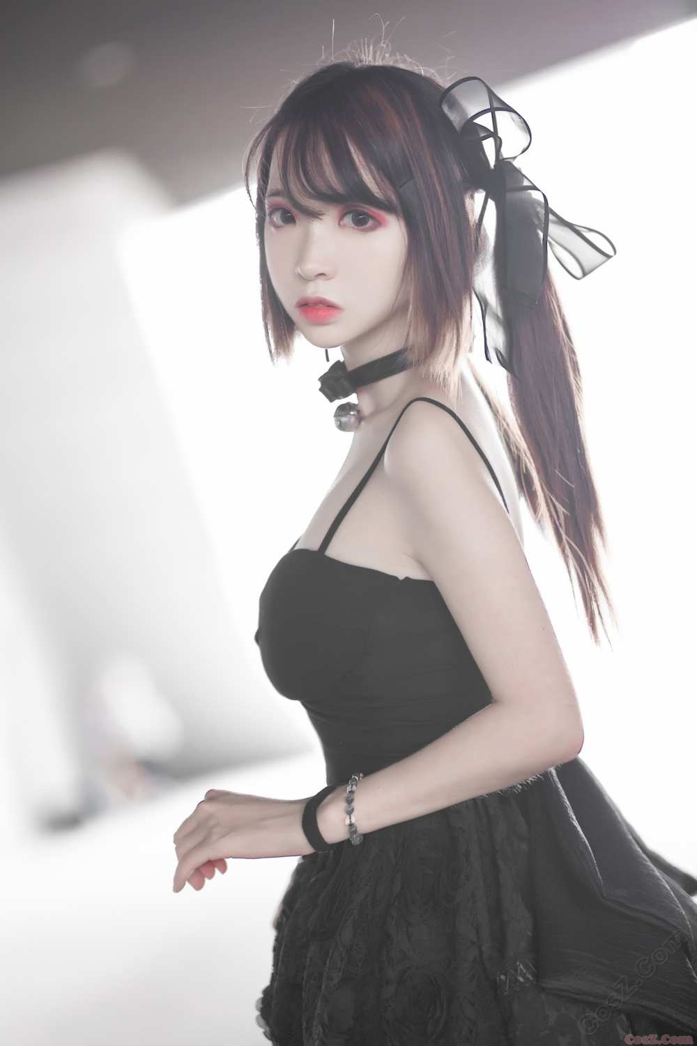 《C站·lolita·第1265期》小黑猫漫展黑裙