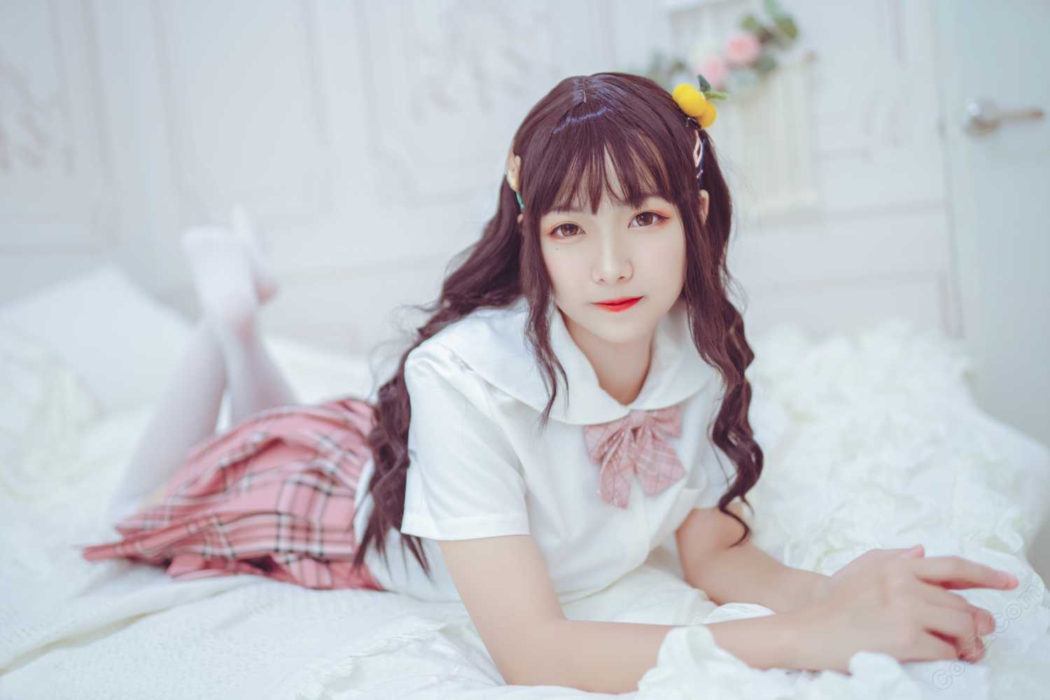 《C站·JK·第398期》JK过膝白云朵