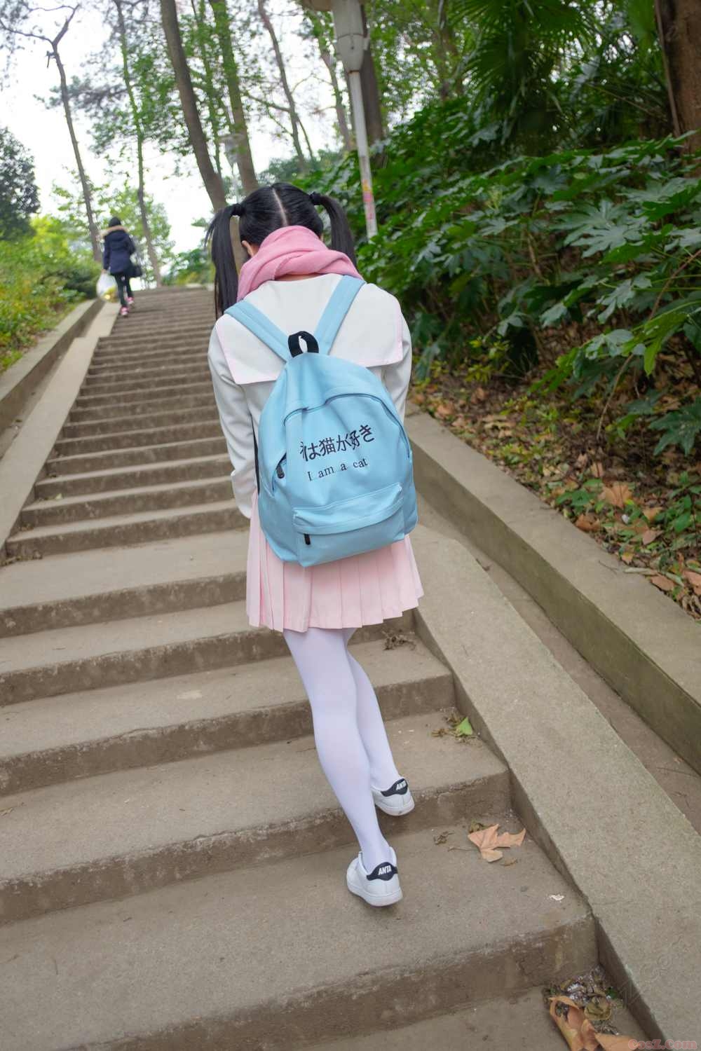 《C站·JK·第429期》背着蓝书包的小优