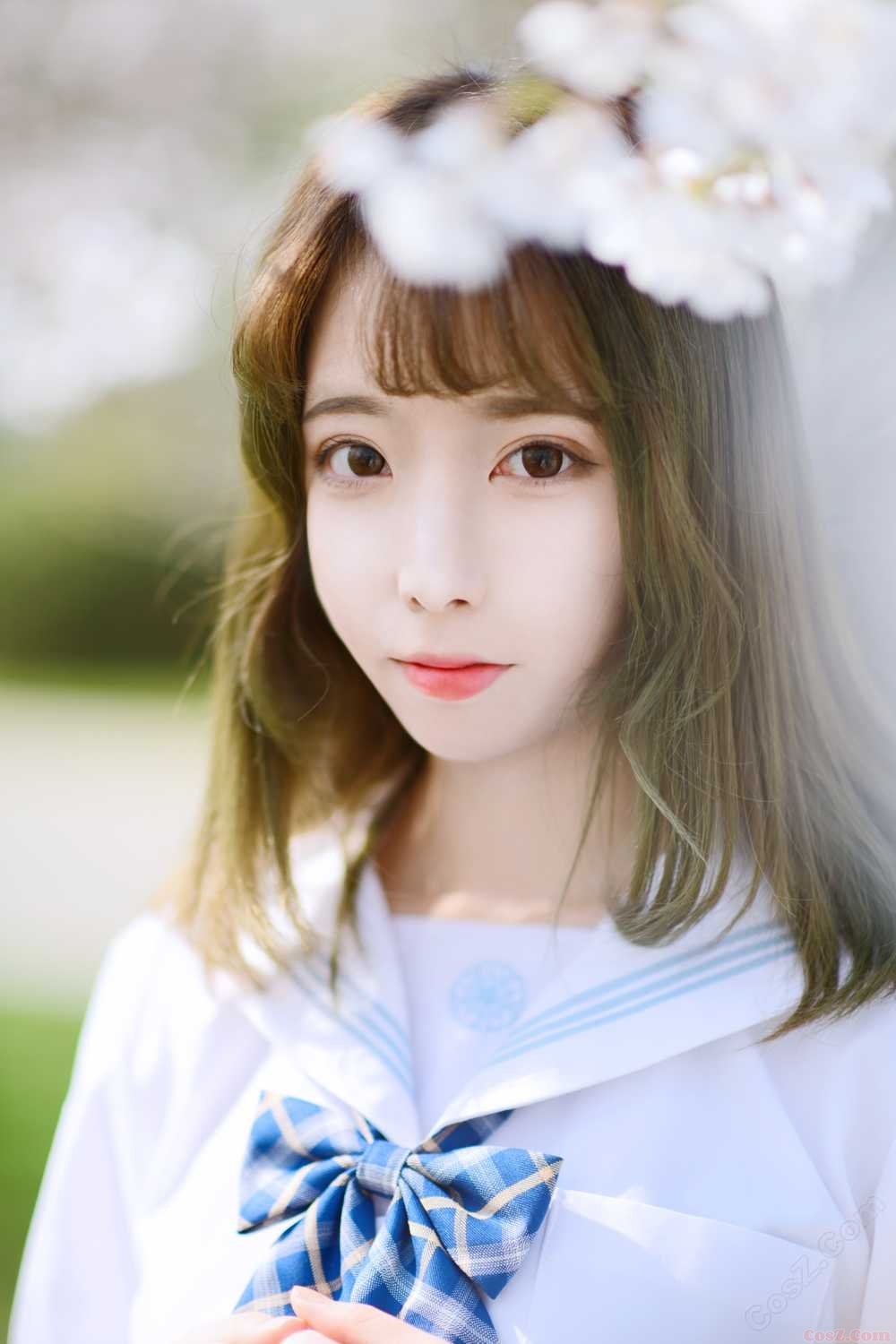 《C站·JK·第438期》JK少女之樱花树下