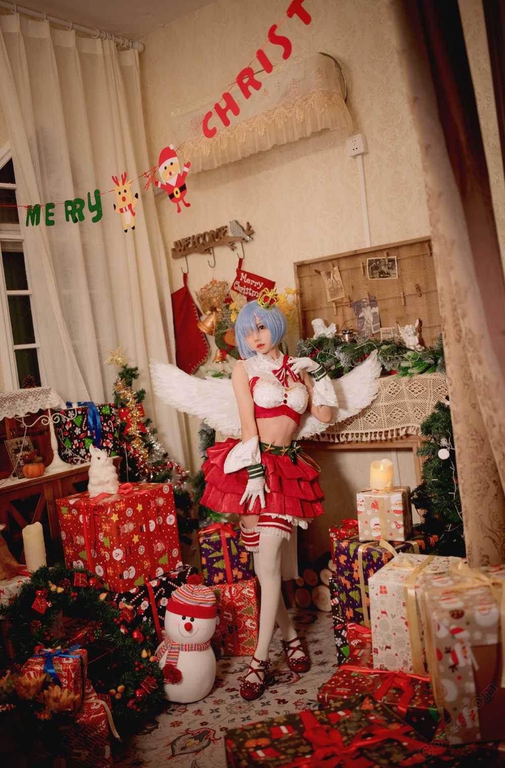 《C站·lolita·第1227期》圣诞蕾姆