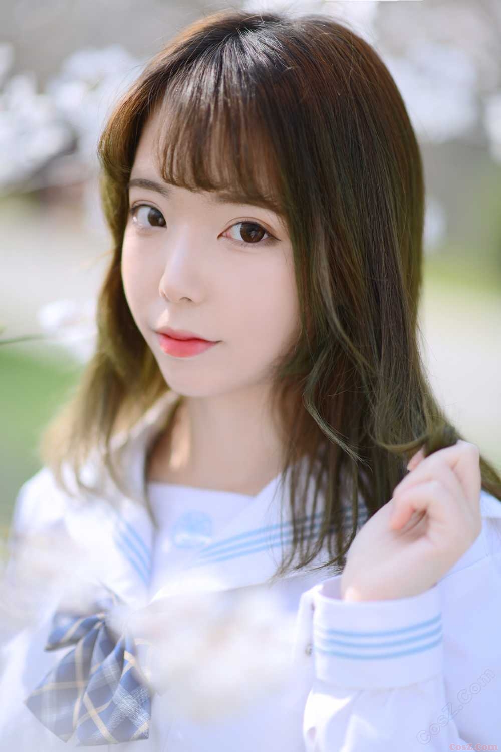 《C站·JK·第438期》JK少女之樱花树下