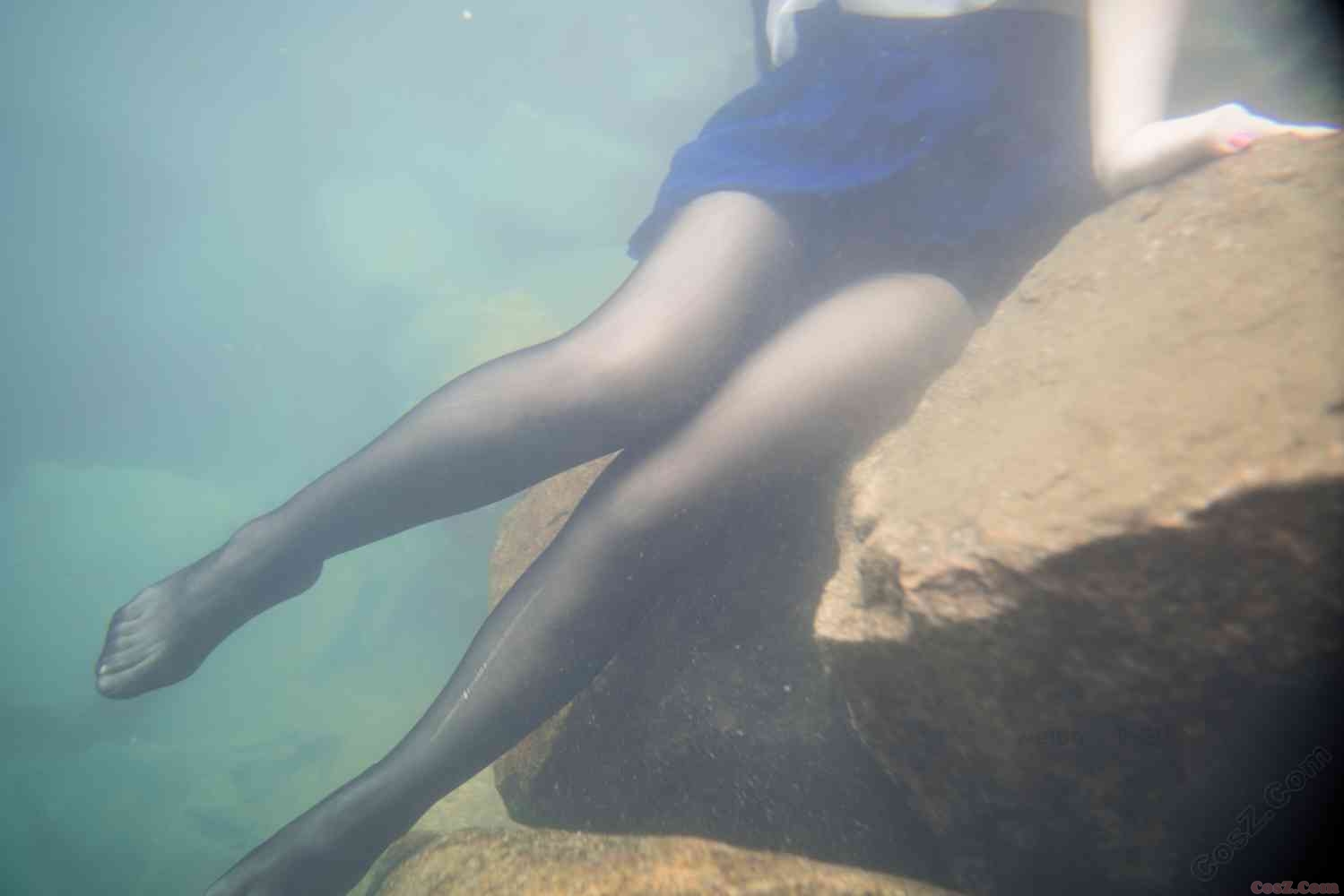 《C站·JK·第432期》水下的JK学姐