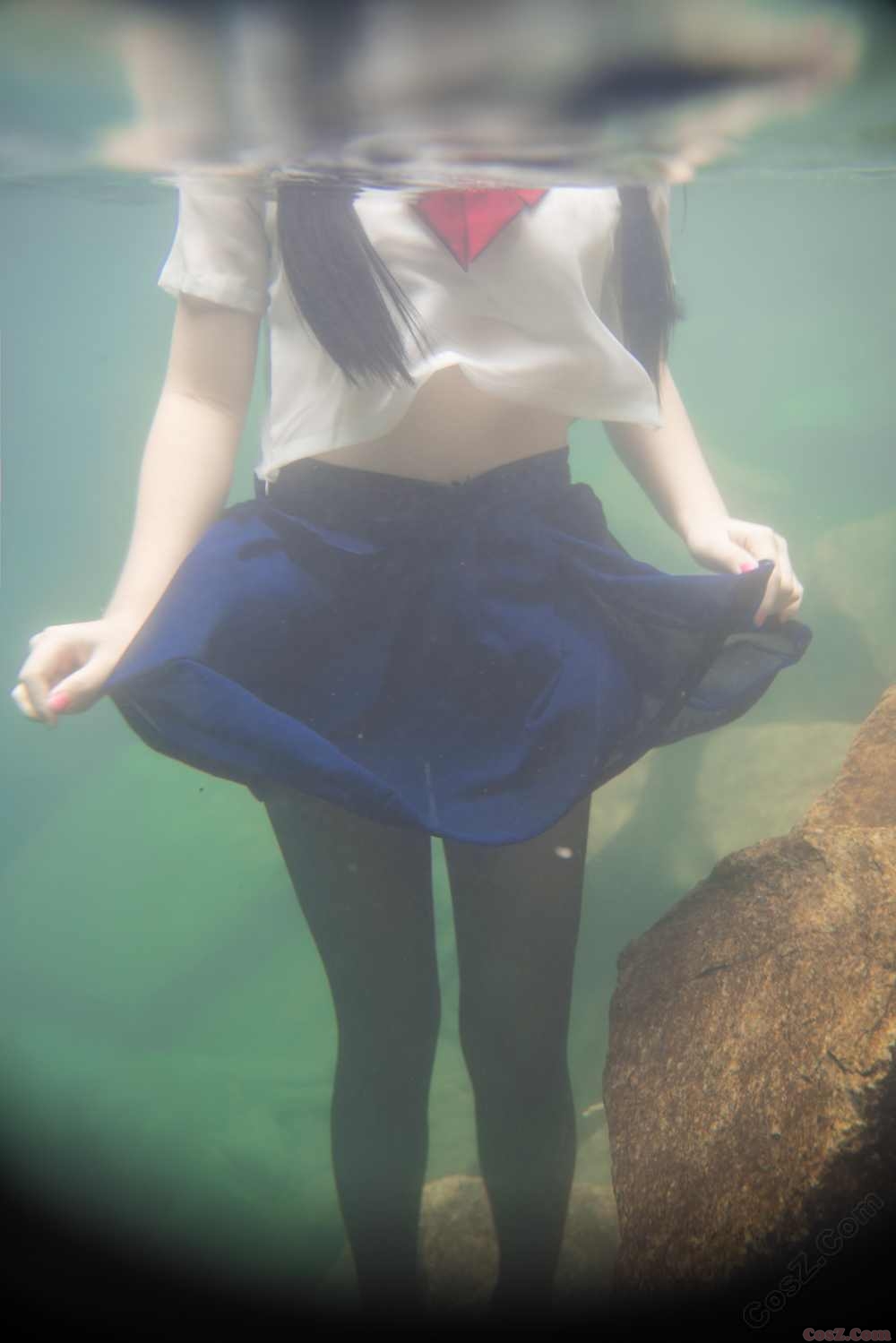 《C站·JK·第432期》水下的JK学姐