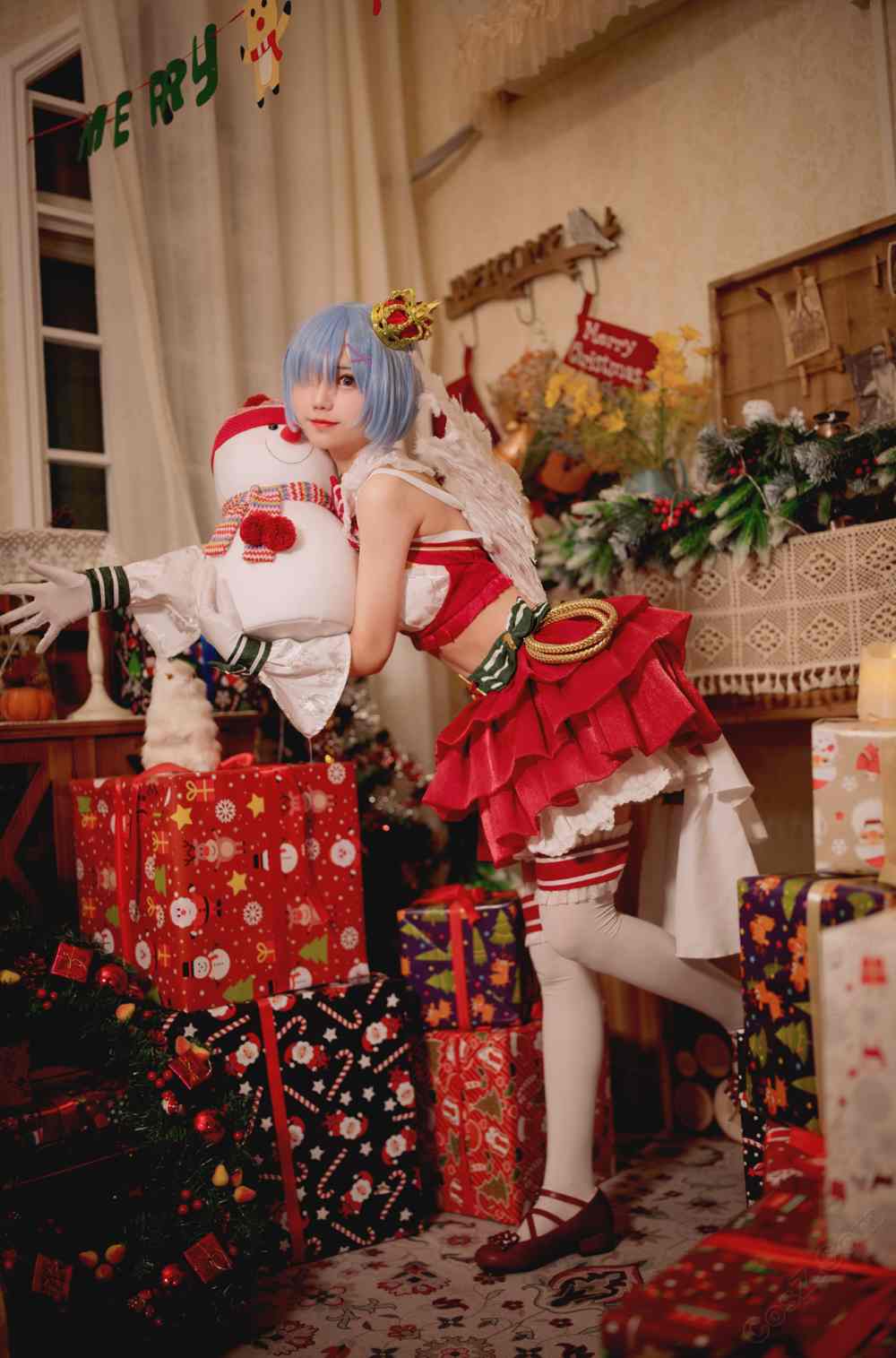 《C站·lolita·第1227期》圣诞蕾姆