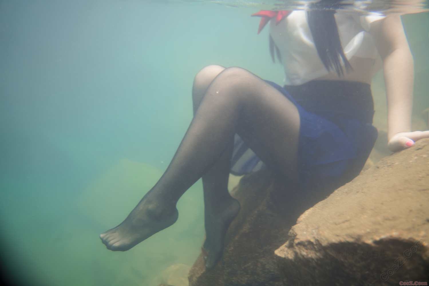 《C站·JK·第432期》水下的JK学姐