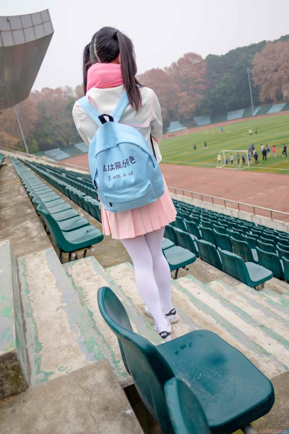 《C站·JK·第429期》背着蓝书包的小优