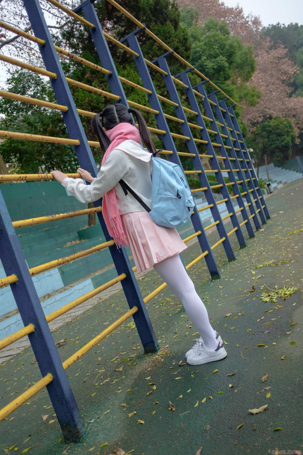 《C站·JK·第429期》背着蓝书包的小优