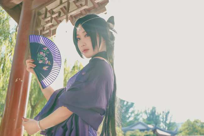 《汉服第832期》剑网三五毒同人旗袍