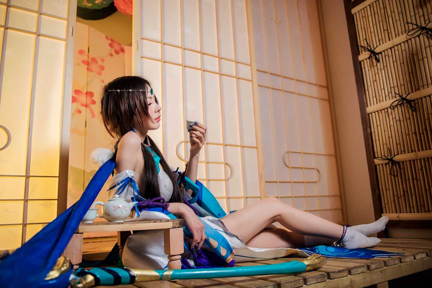 《C站·第3287期》阴阳师八百比丘尼 苍之雀羽