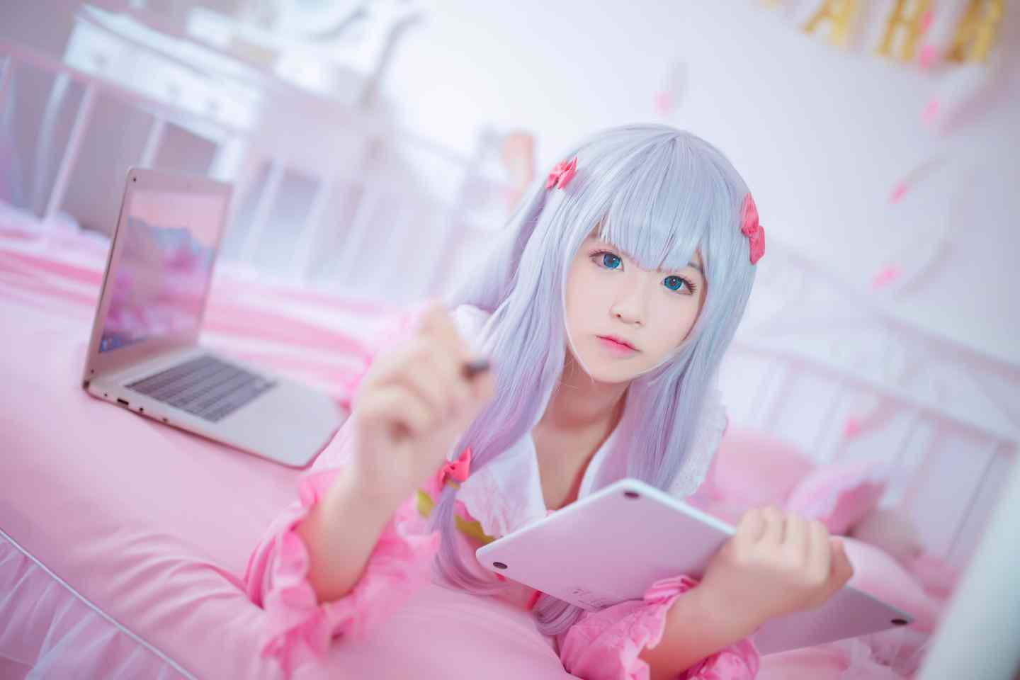 《C站·lolita·第1064期》埃罗芒阿老师和泉纱雾睡衣