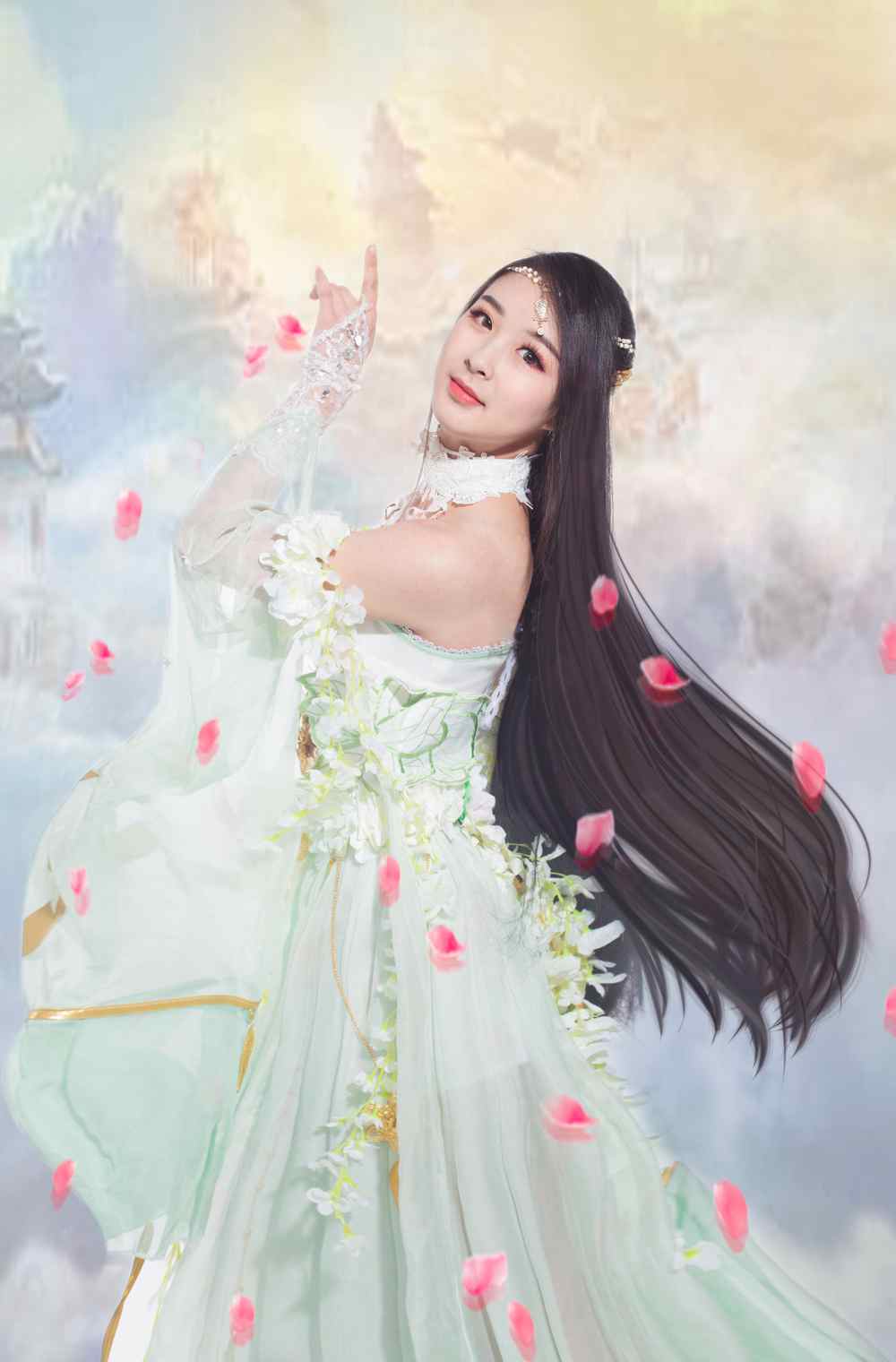 《汉服第629期》陌上人如玉花开世无双