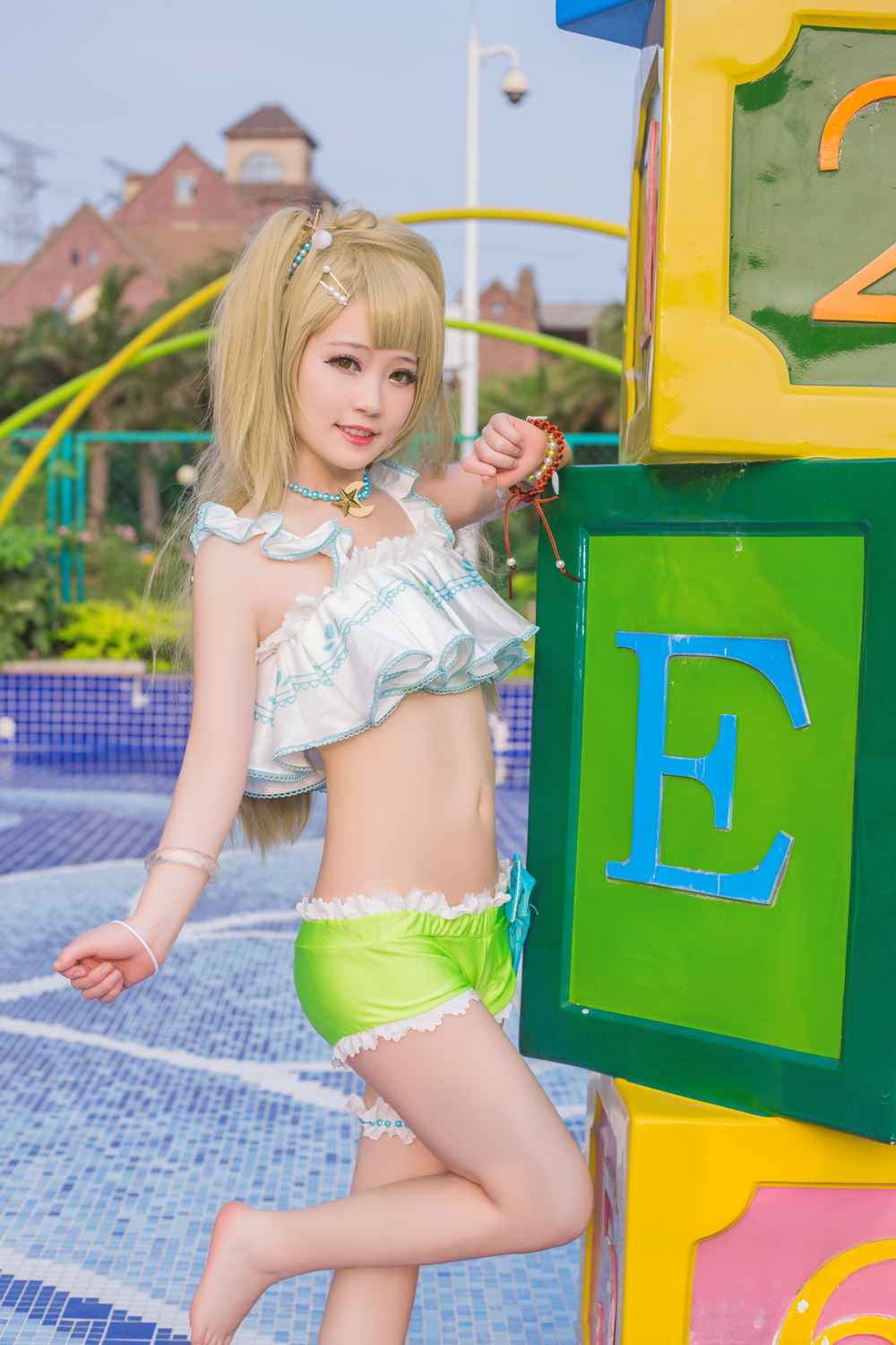 《C站·lolita·第852期》lovelive!南小鸟泳装cos