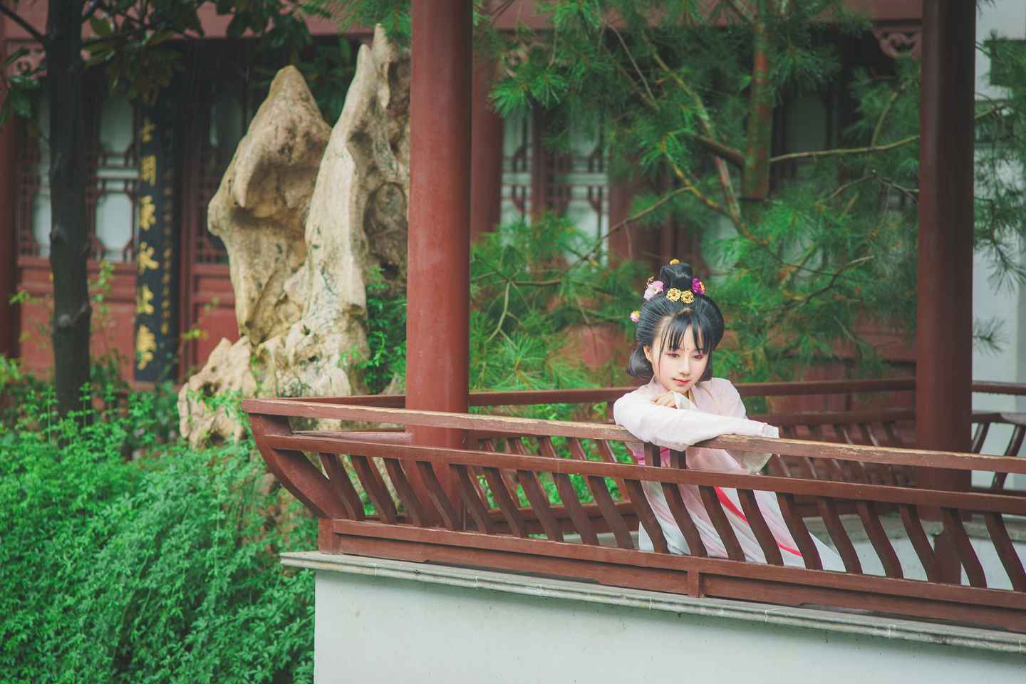 《汉服第343期》汉服 六月雅事 池亭赏鱼