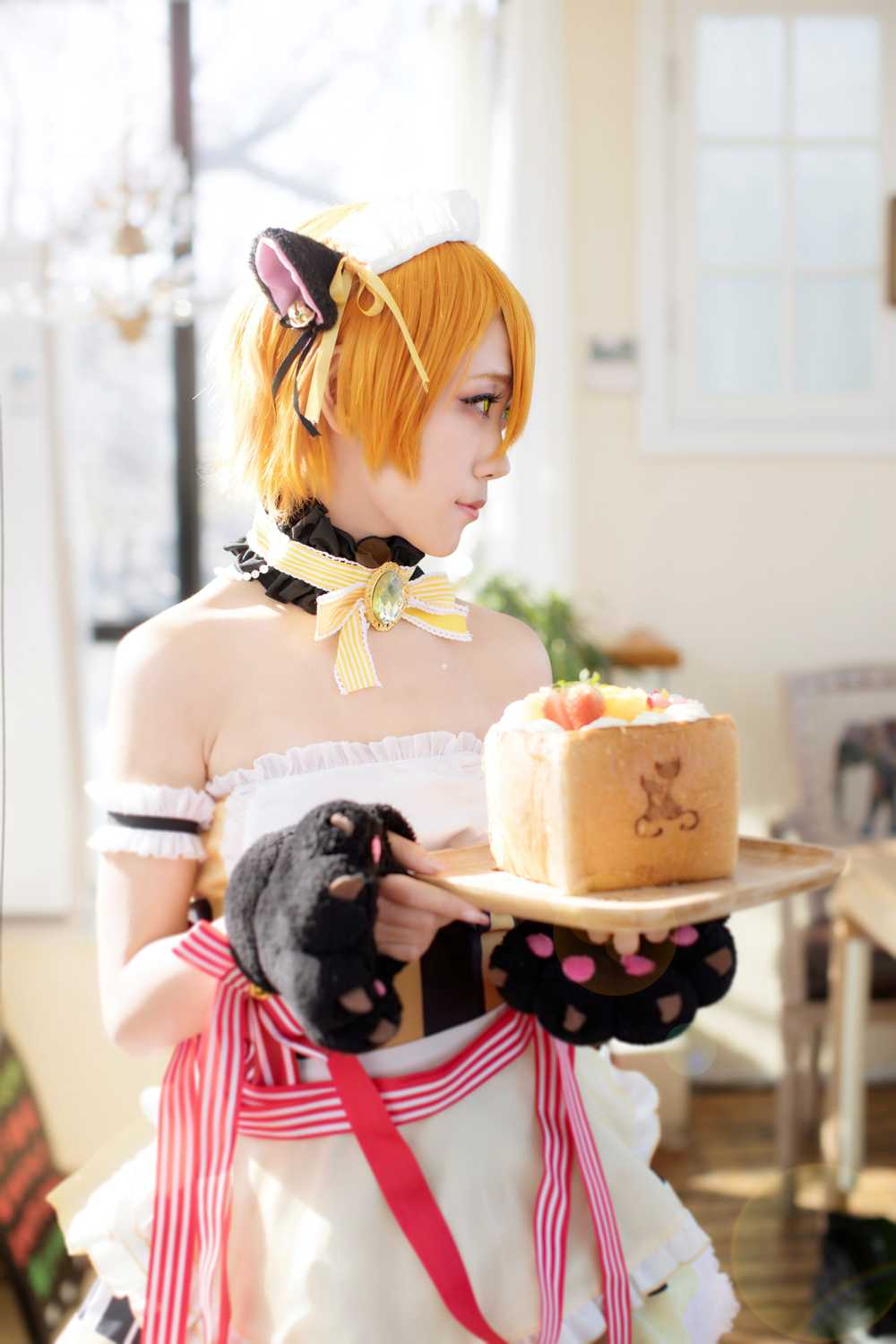 《C站·lolita·第991期》lovelive星空凛情人节女仆