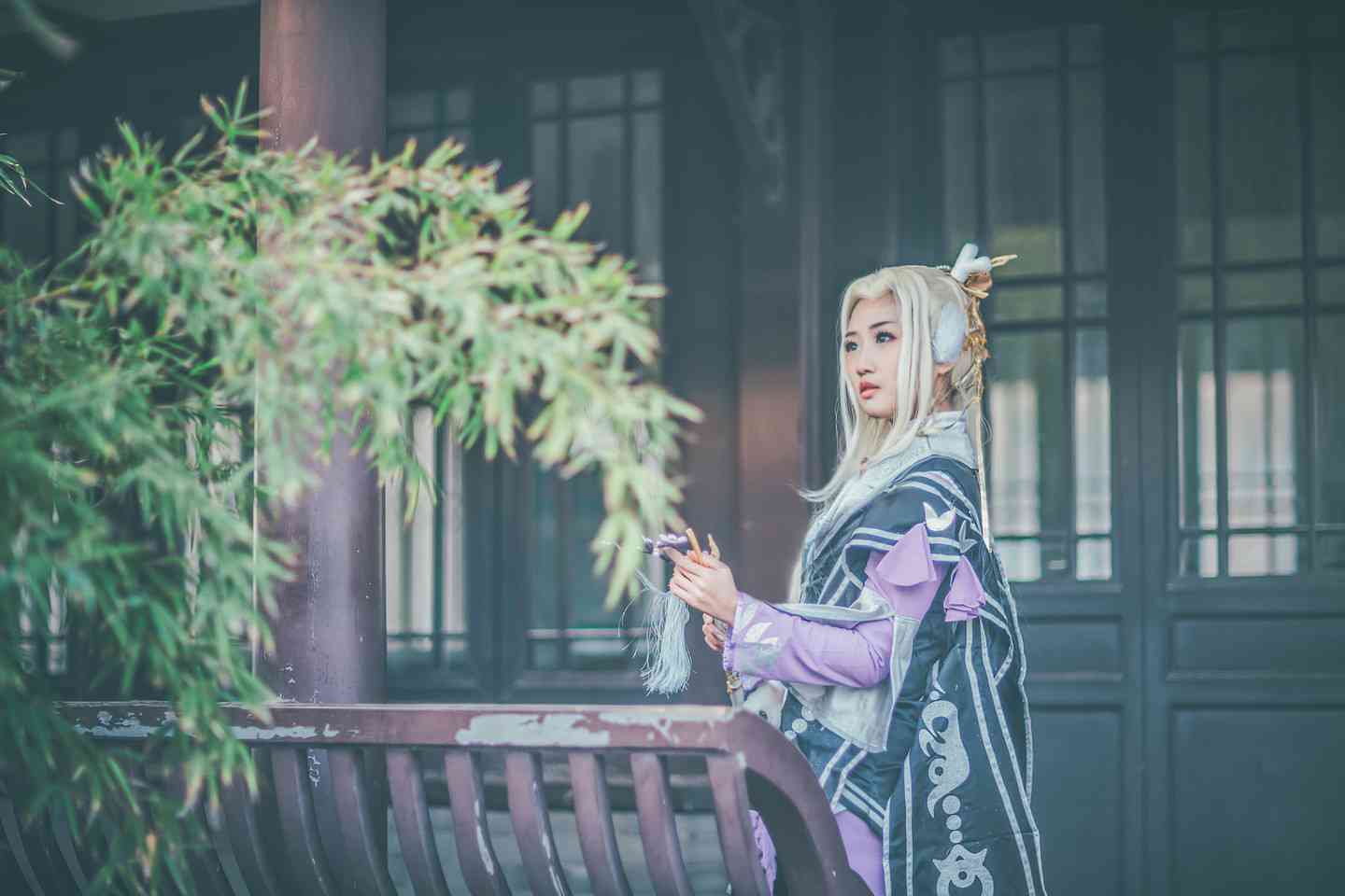 《汉服第503期》朔雪万花萝莉