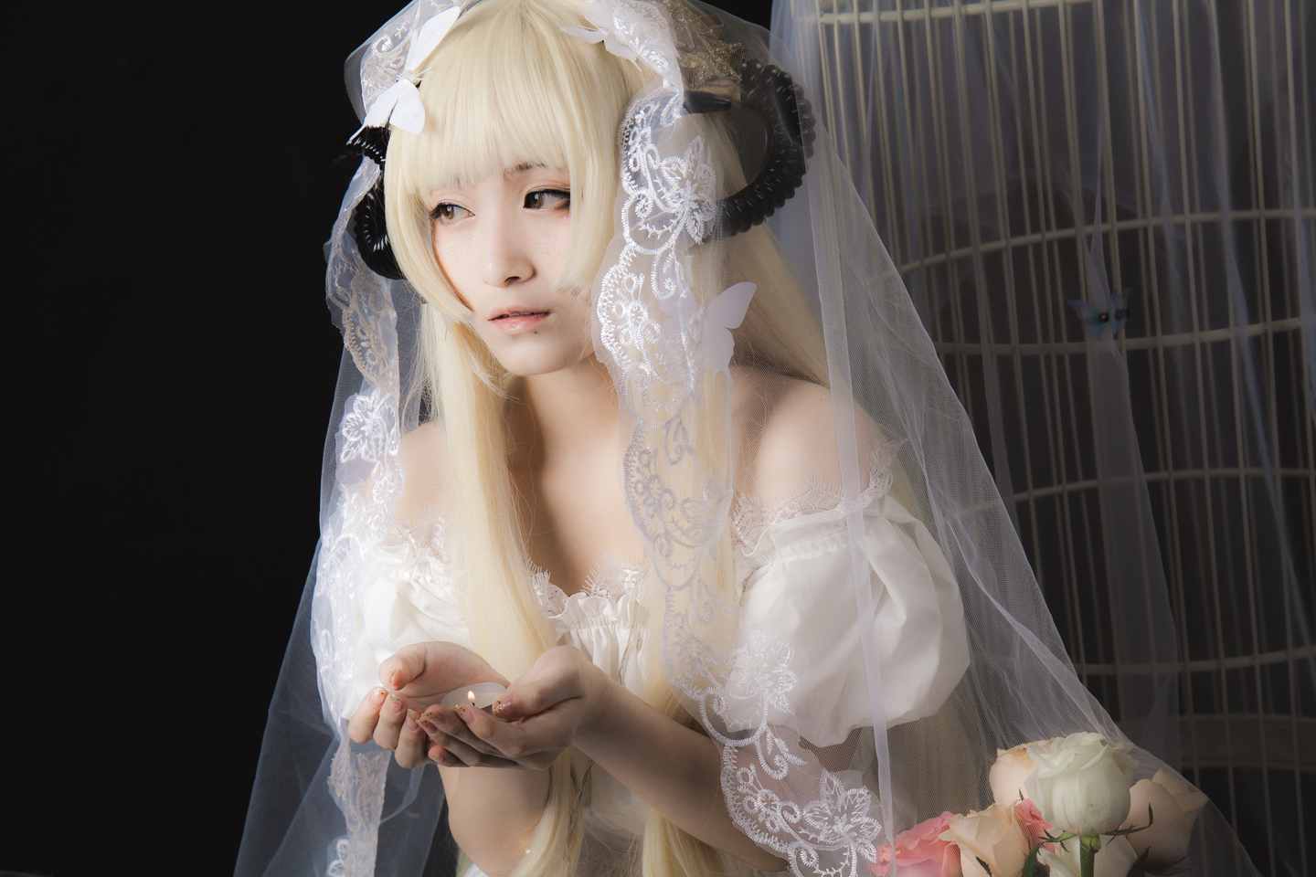 《C站·lolita·第436期》金牛座换了圣衣穿上了洁白的婚纱也很美！