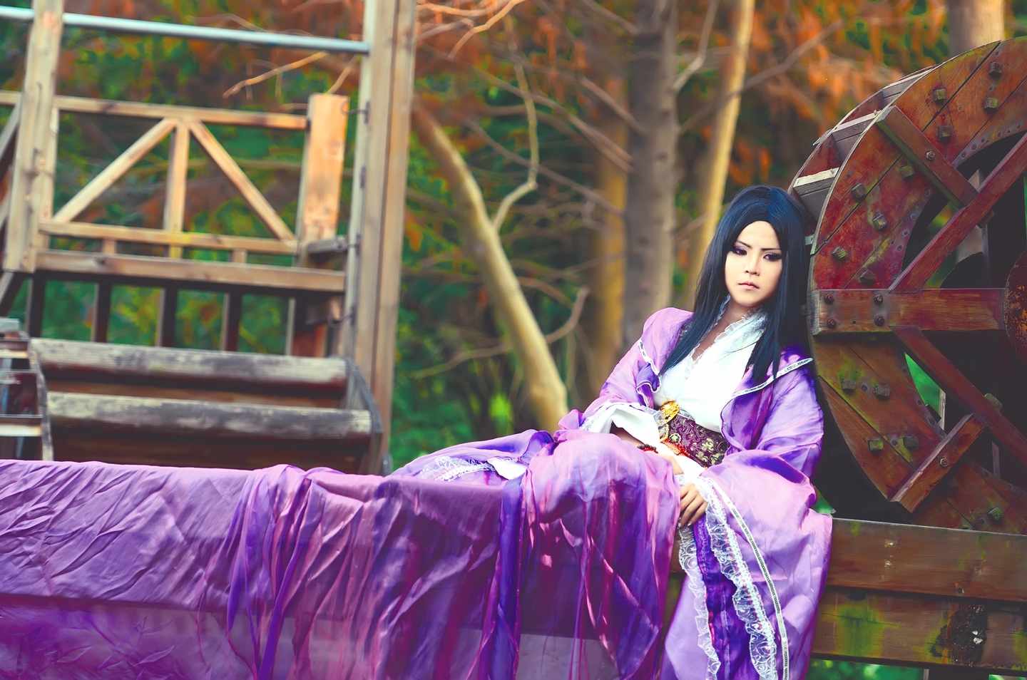 《汉服第630期》墨莲染尘