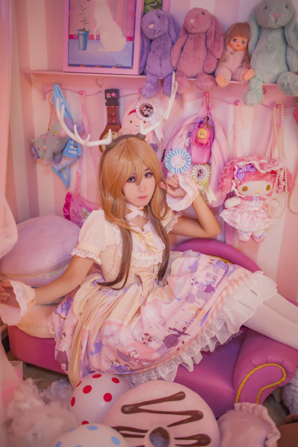 《C站·lolita·第371期》圣诞节没来圣诞老人这样的小鹿给你送礼物！