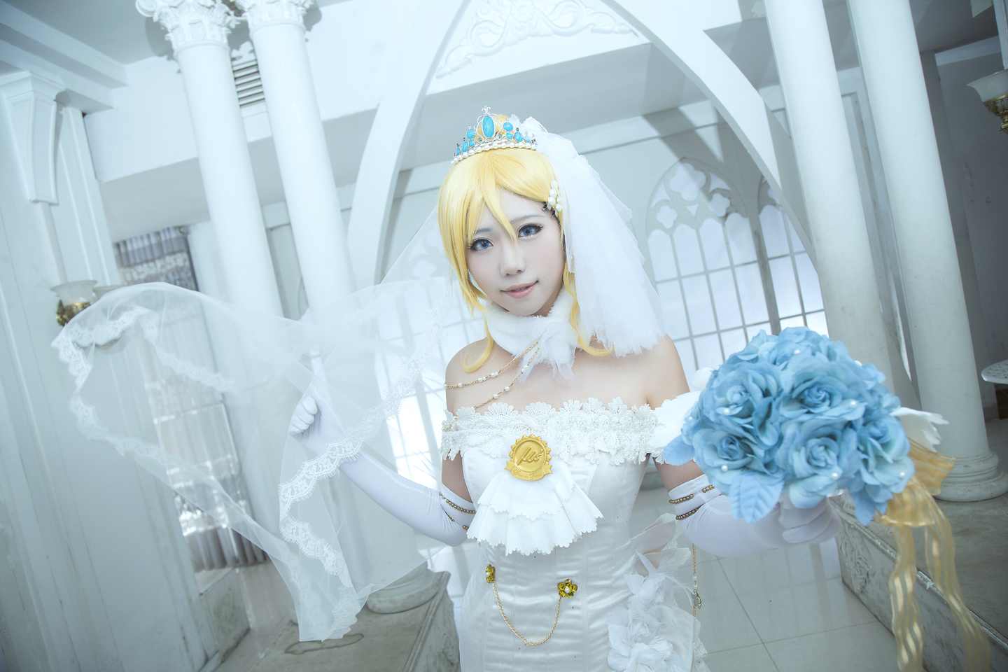 《C站·lolita·第701期》LoveLive婚纱觉醒鸟仙人