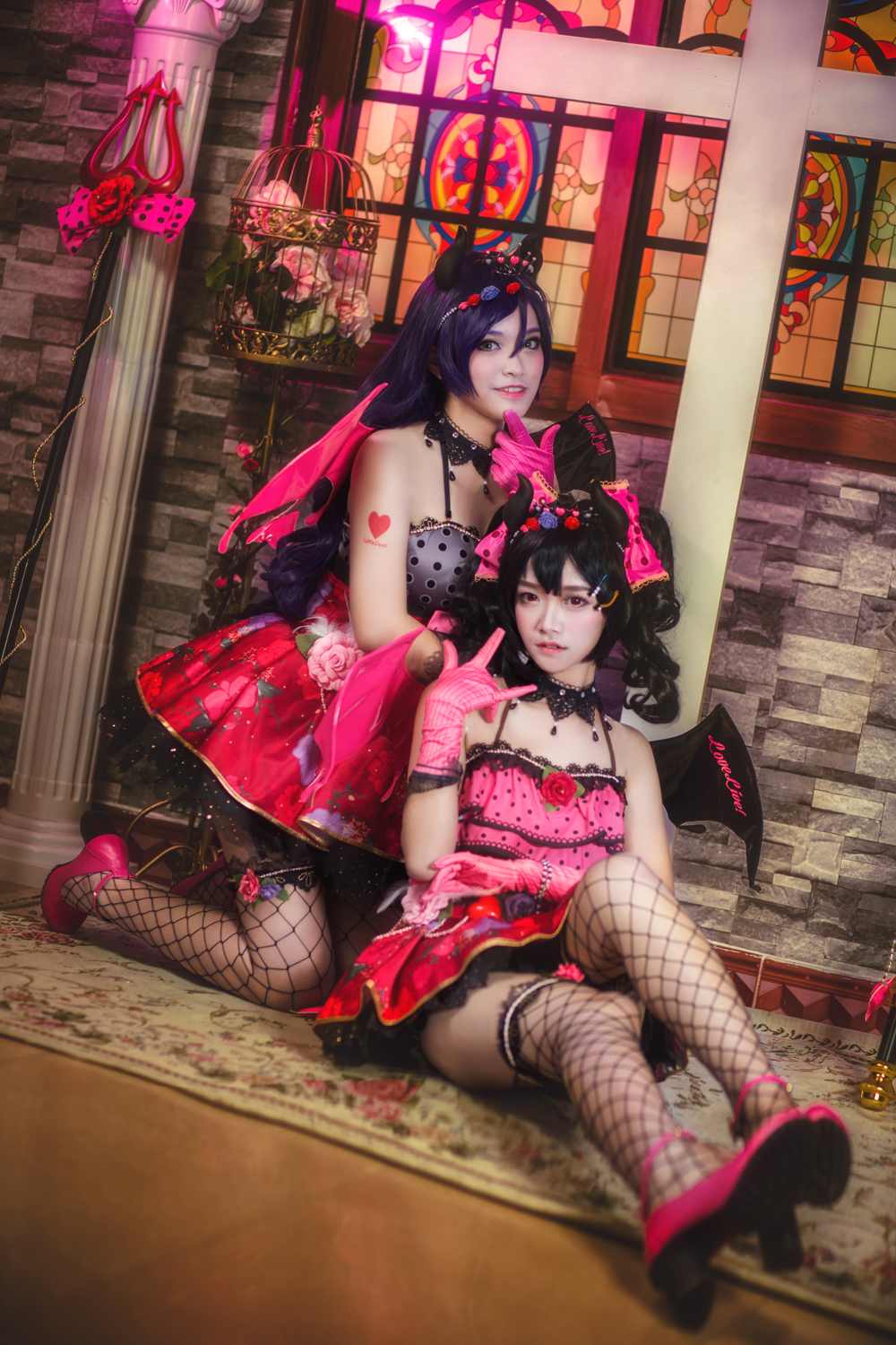 《C站·lolita·第977期》Lovelive矢泽妮可&东条希小恶魔觉醒