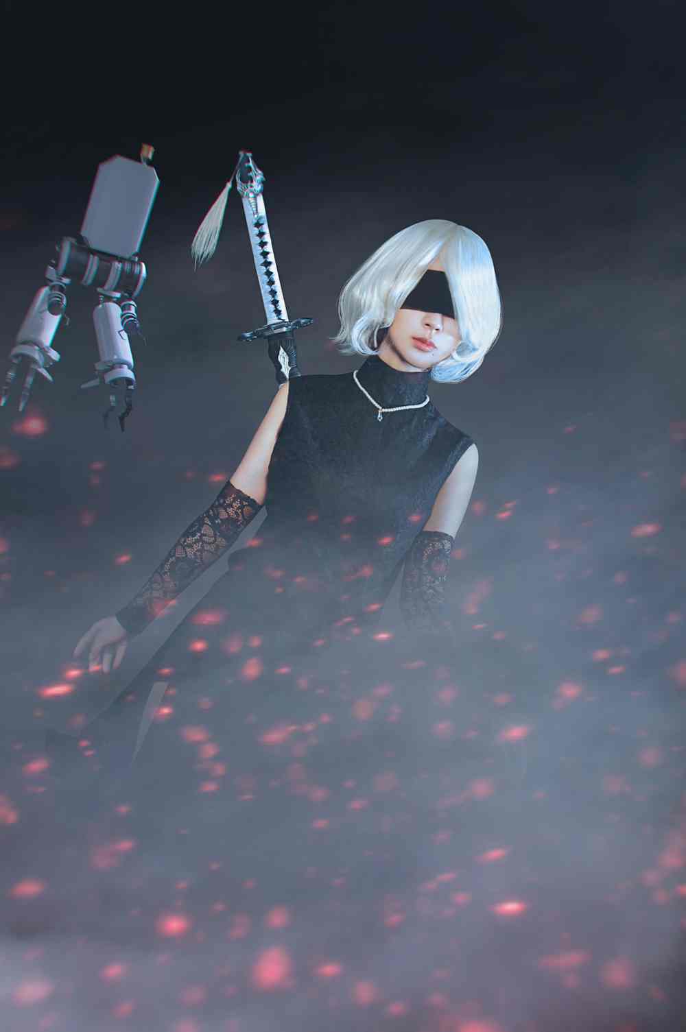 《C站·第3021期》尼尔机械纪元同人旗袍