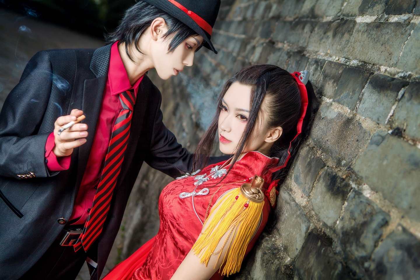 《汉服第466期》天策同人旗袍x西装