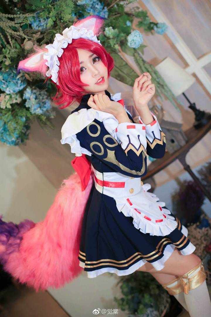 《C站·lolita·第378期》女仆妲己很耀眼的同事也很妖艳