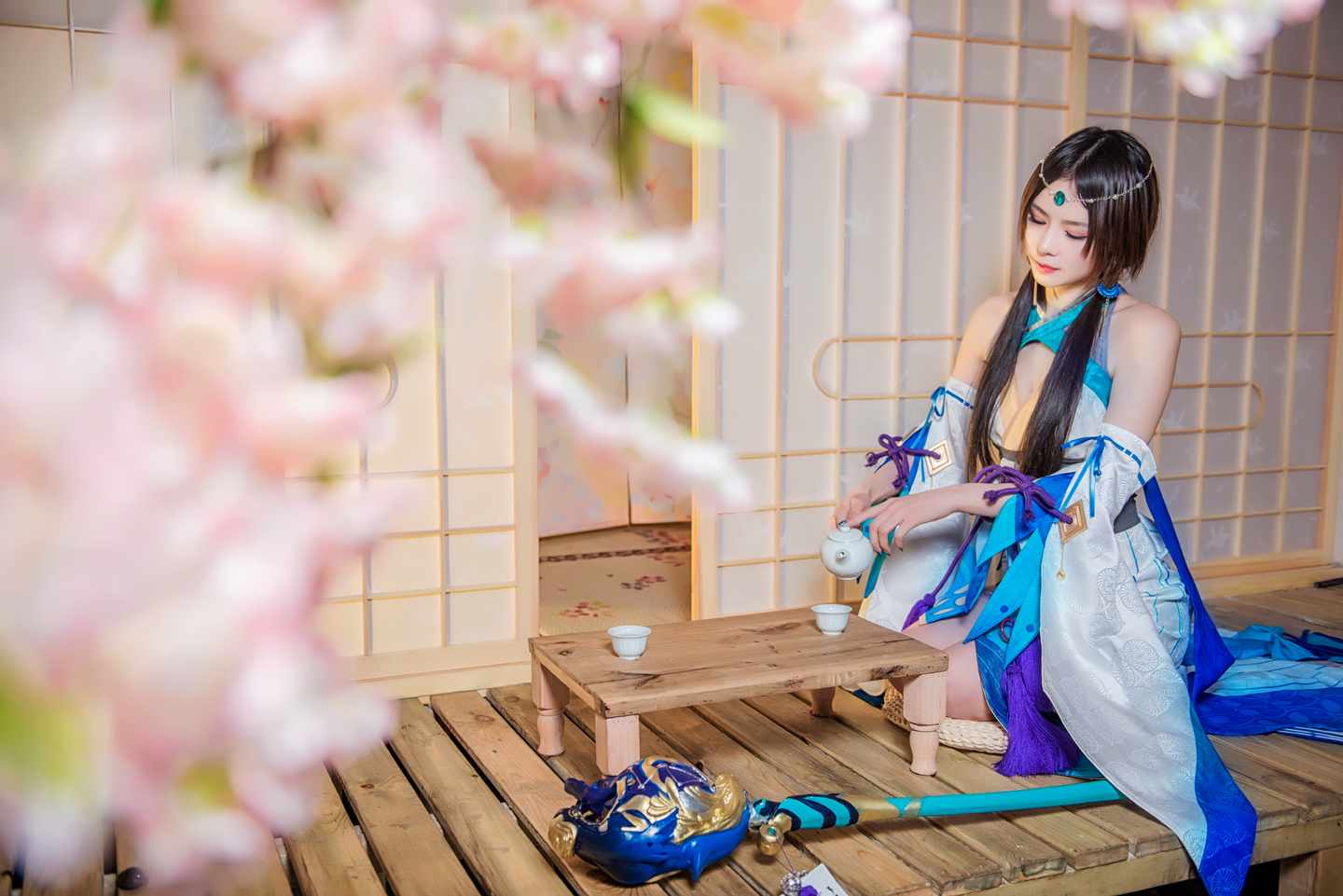 《C站·第3287期》阴阳师八百比丘尼 苍之雀羽