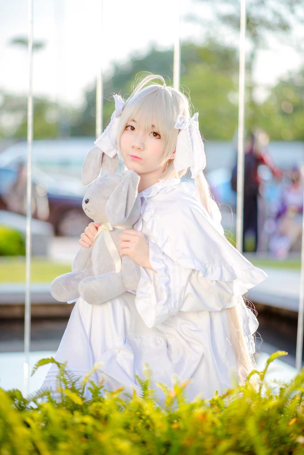 《C站·lolita·第377期》缘之空春日野穹萌萌小萝莉拿着小熊等着你！