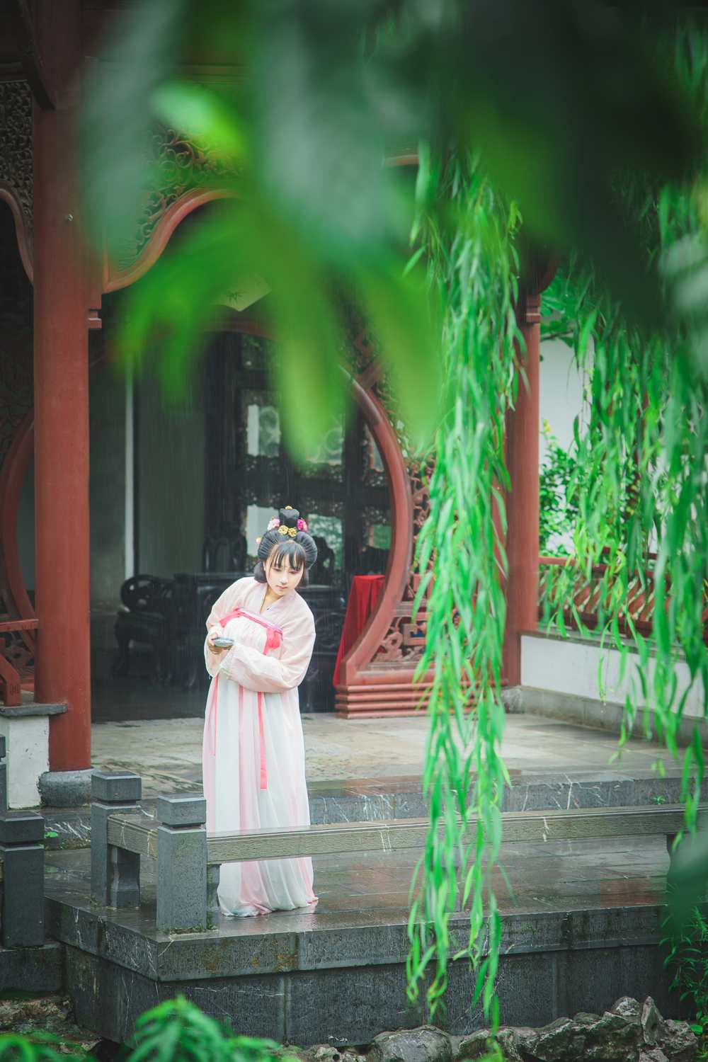 《汉服第343期》汉服 六月雅事 池亭赏鱼