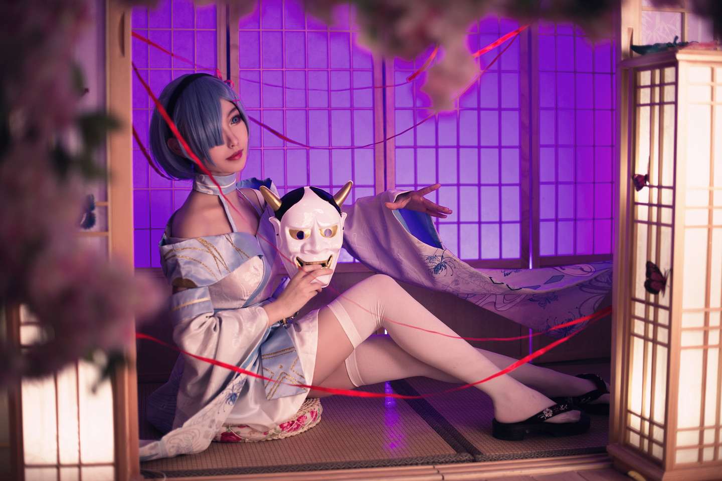 《C站·lolita·第1048期》从零开始的异世界生活 蕾姆绳艺