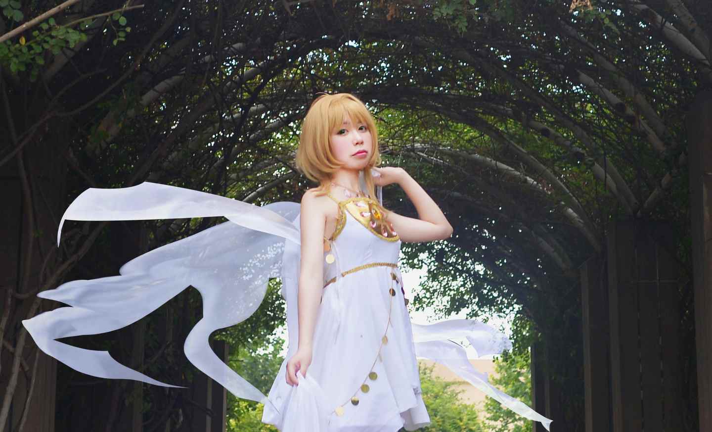 《C站·第3266期》翼年代记 小樱梦境白裙