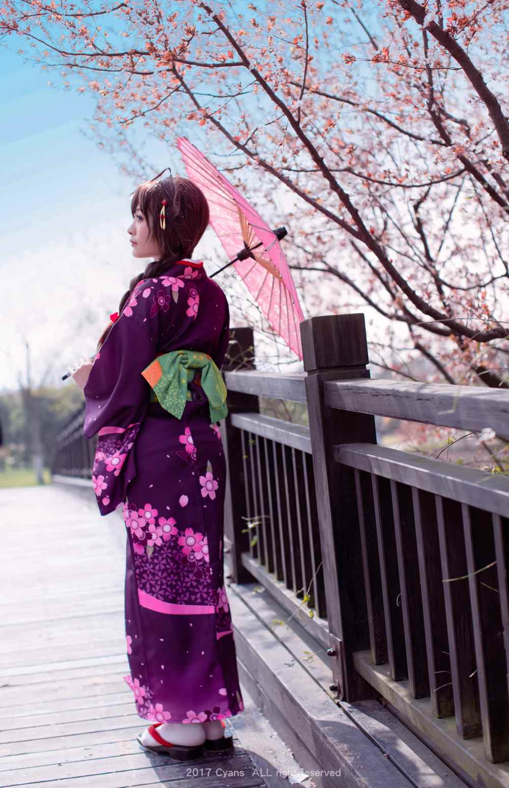 《汉服第580期》舰娘时雨和服