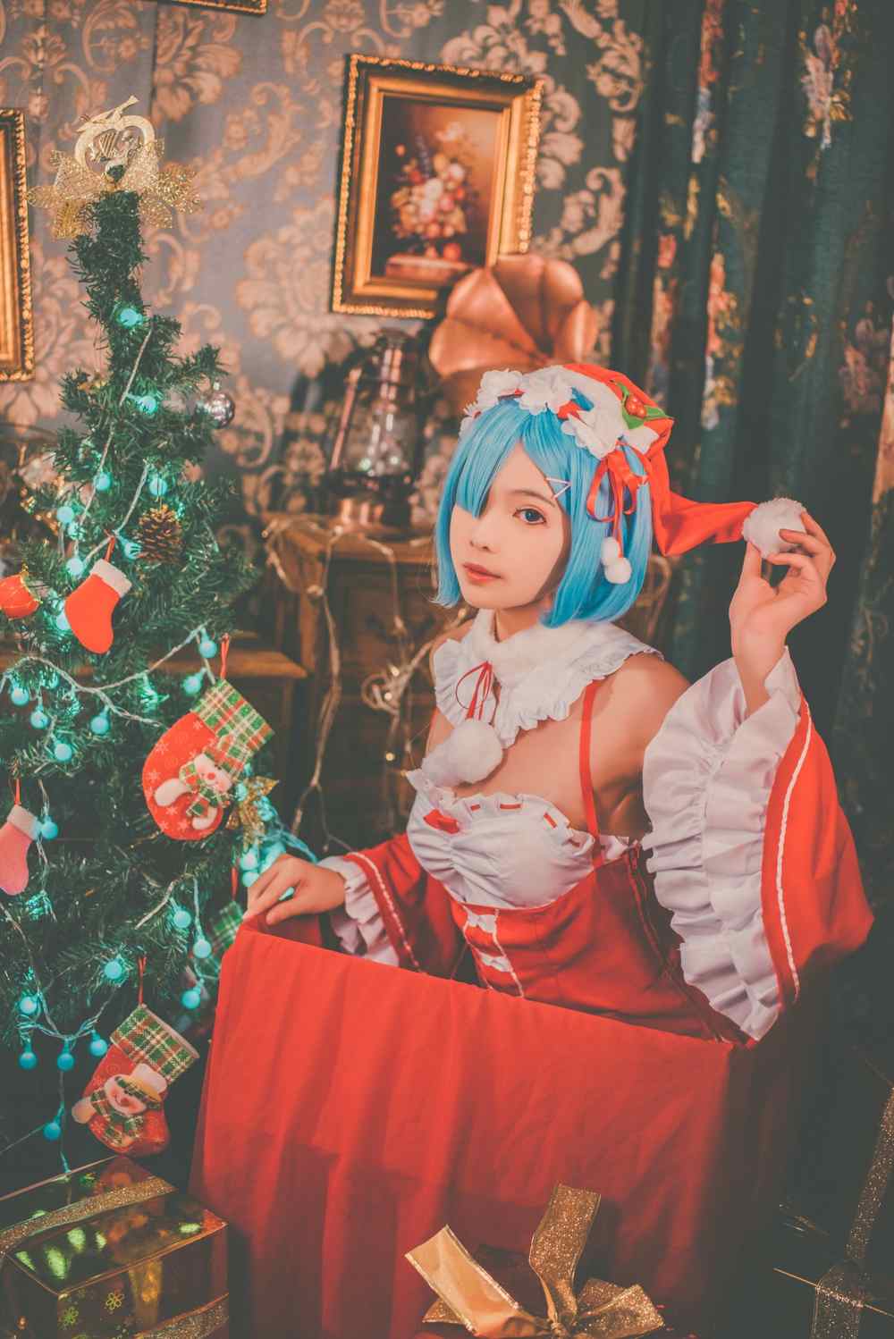 《C站·第3106期》圣诞雷姆x拉姆