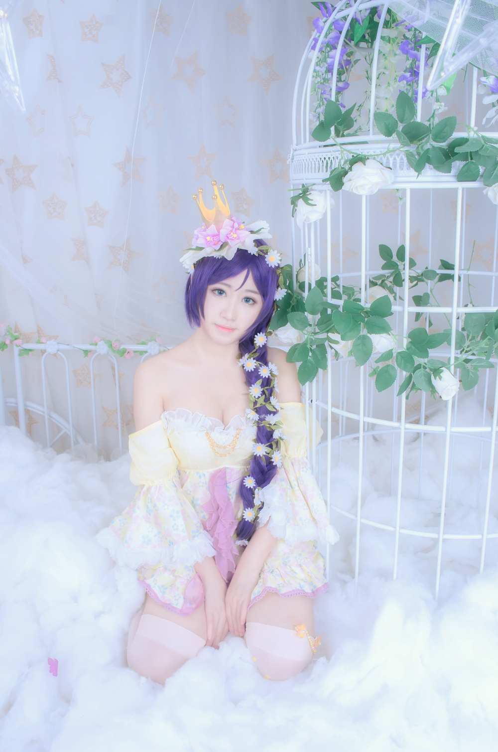 《C站·lolita·第1059期》东条希童话长发公主