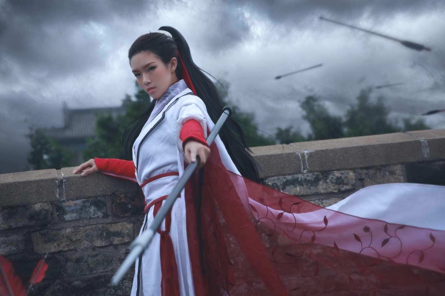 《汉服第802期》风起天阑谢婉狂风战火中的木兰姐姐